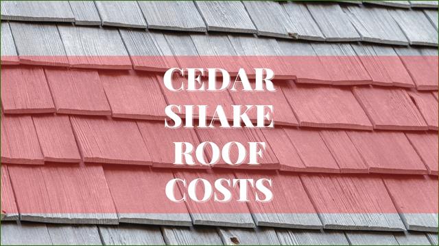 Cedar Shake Roof Costs